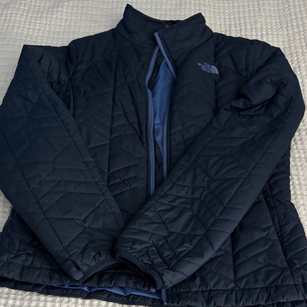 The North Face Women's Navy Quilted Puffer Jacket
